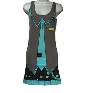 WeLoveFine I Am Hatsune Miku Vocaloid Cosplay Tank Dress Size L